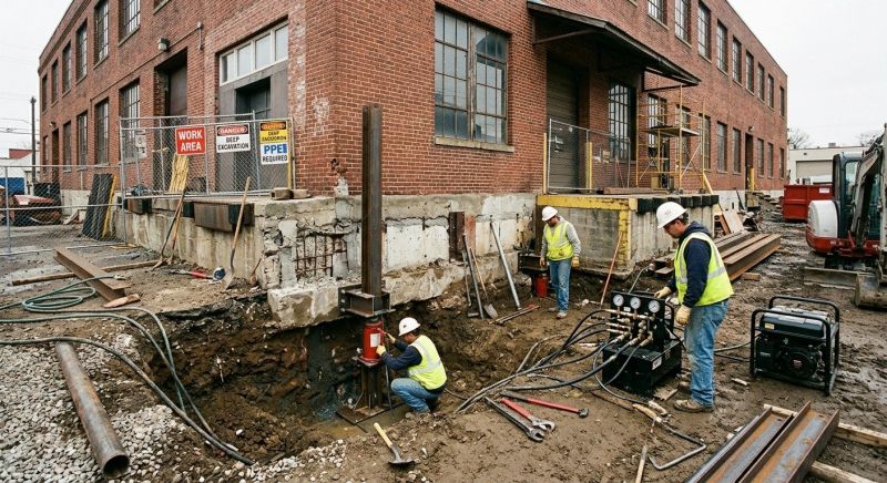 Foundation Repair in Branford, CT