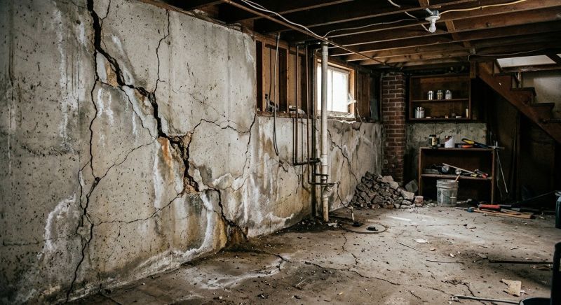 Basement Crack Repair in Branford, CT