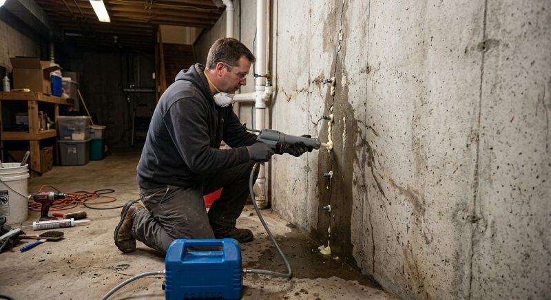 Basement Foundation Repair in Hamden, CT