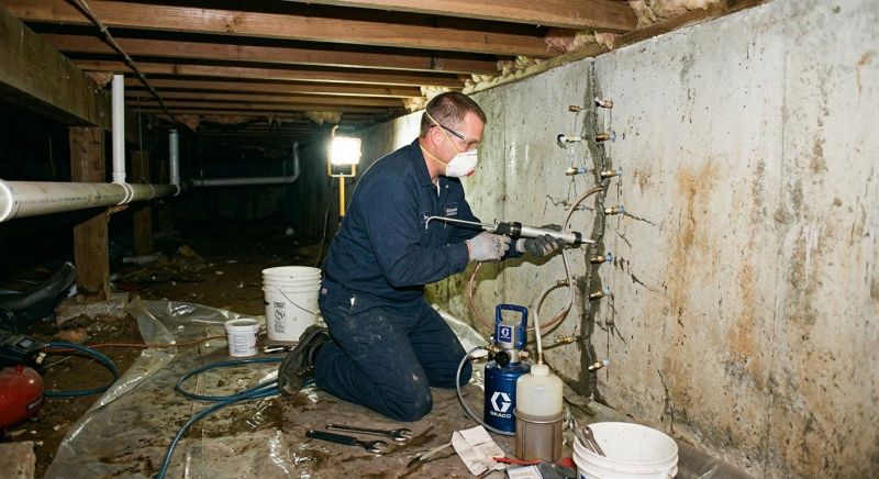 Basement Foundation Repair in Hamden, CT