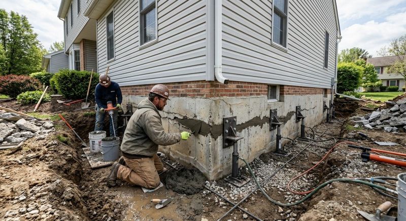 Basement Foundation Repair in Monroe, CT