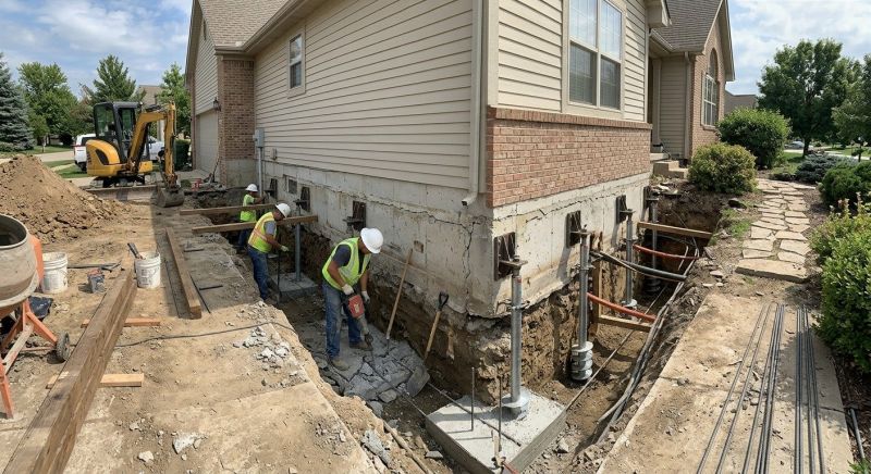 Basement Underpinning in Branford, CT