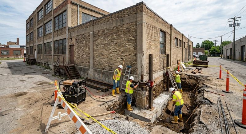 Building Foundation Repair in Bethany, CT