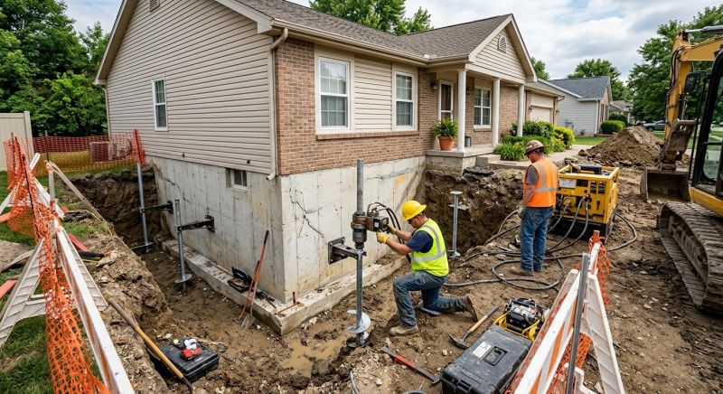 Building Foundation Repair in Derby, CT