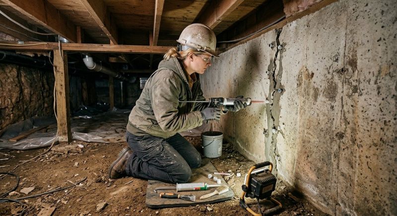 Building Foundation Repair in Wallingford, CT