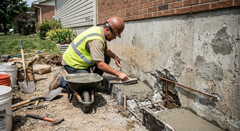 Concrete Foundation Repair in Derby, CT