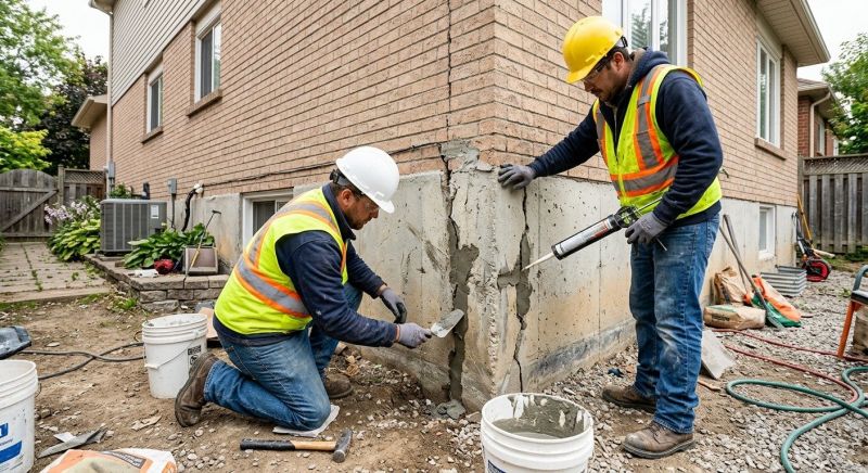Concrete Foundation Repair in Milford, CT