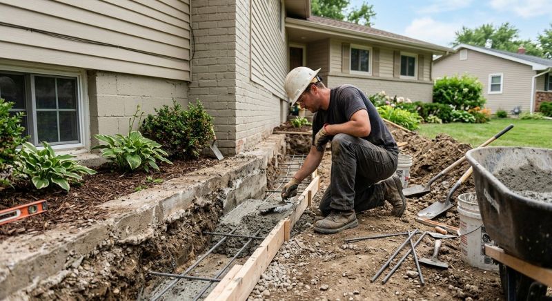 Concrete Foundation Repair in Shoreham, NY