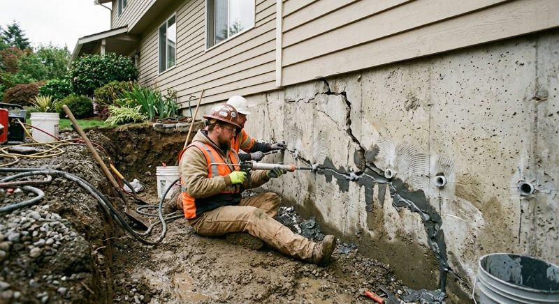 Cracked Foundation Repair in North Haven, CT