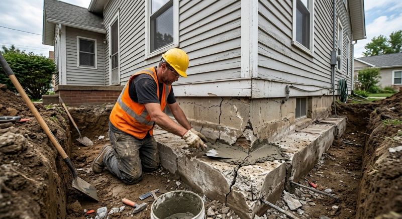 Cracked Foundation Repair in Westbrook, CT