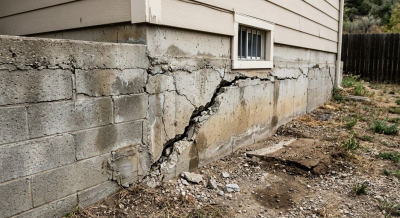 Cracked Foundation Repair in Woodbridge, CT