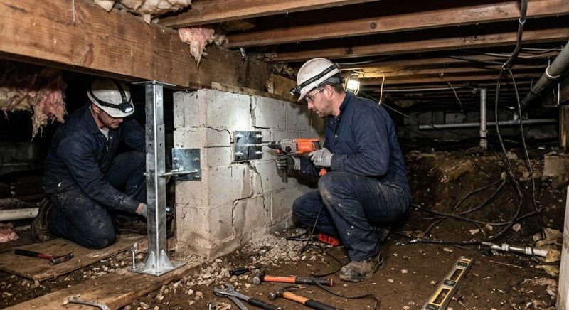 Crawlspace Foundation Repair in East Haddam, CT