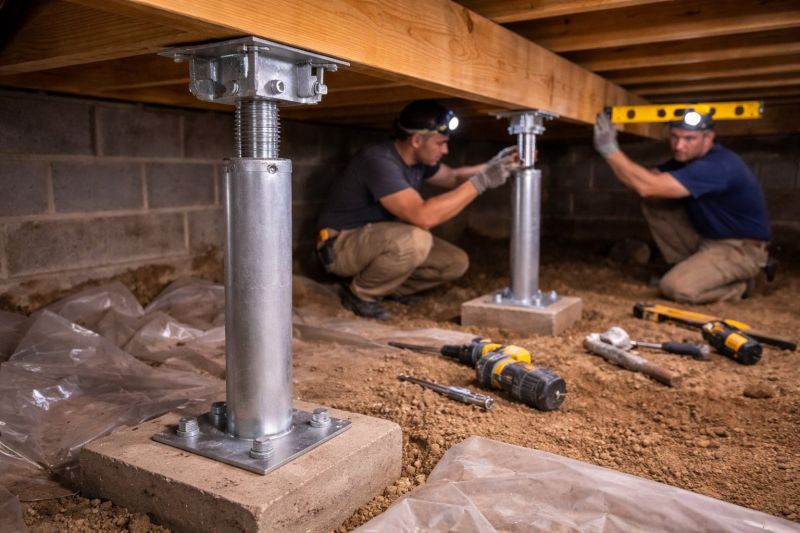 Crawlspace Structural Repair in Branford, CT