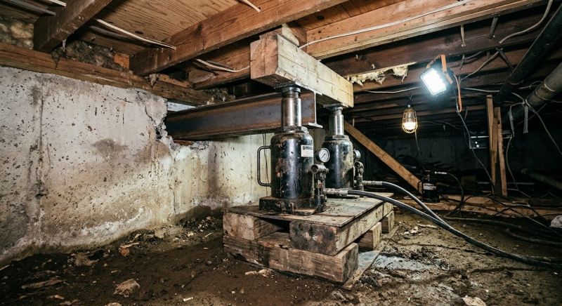 Foundation Jacking in Ansonia, CT