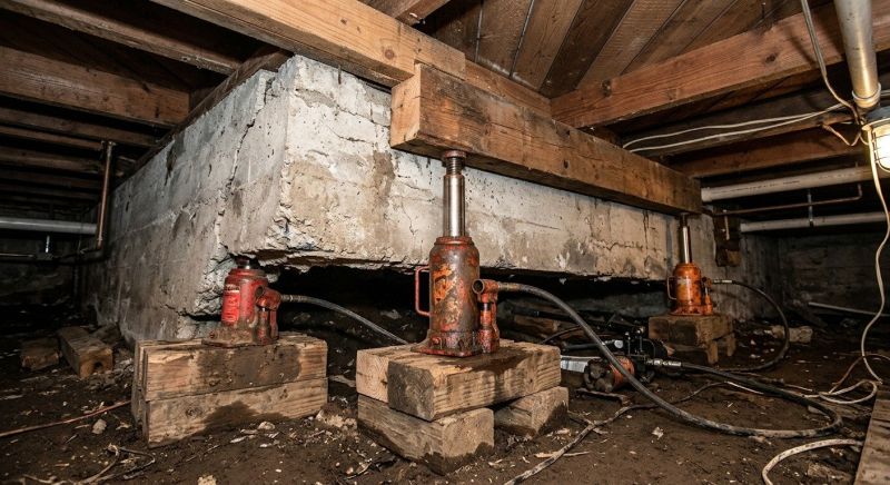 Foundation Jacking in Cutchogue, NY