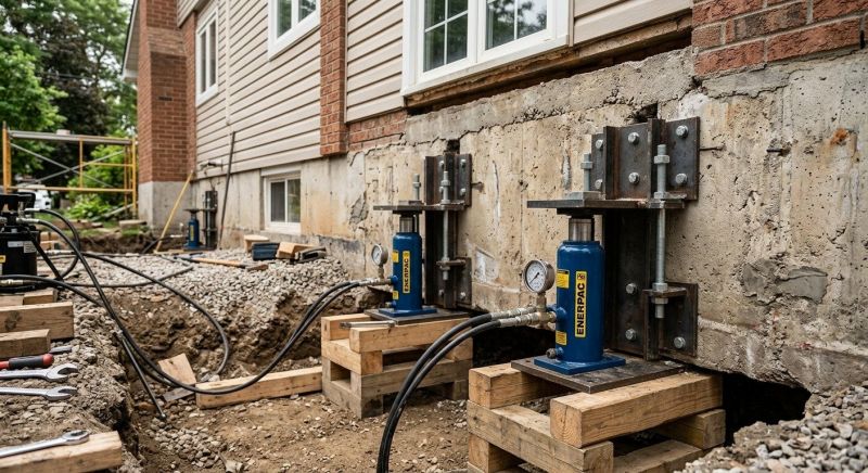 Foundation Jacking in East Haddam, CT