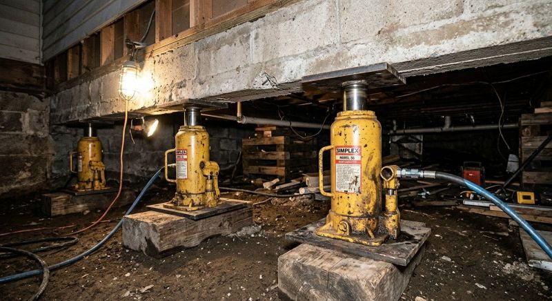 Foundation Jacking in Guilford, CT