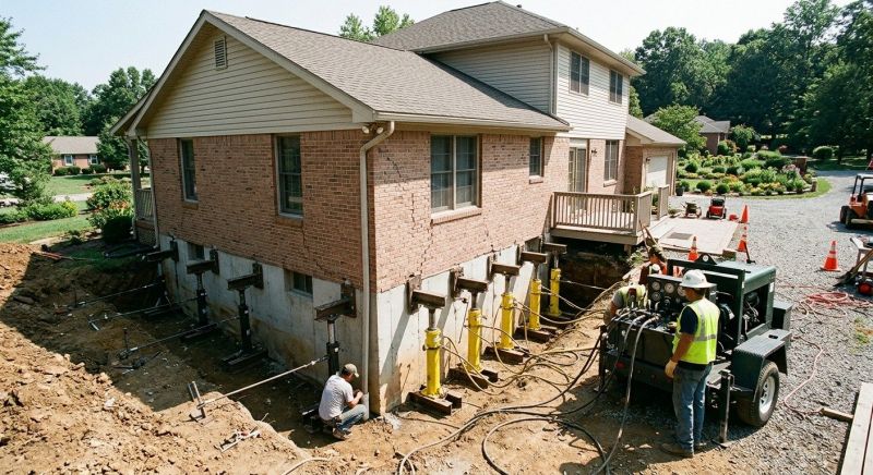 Foundation Jacking in Haddam, CT