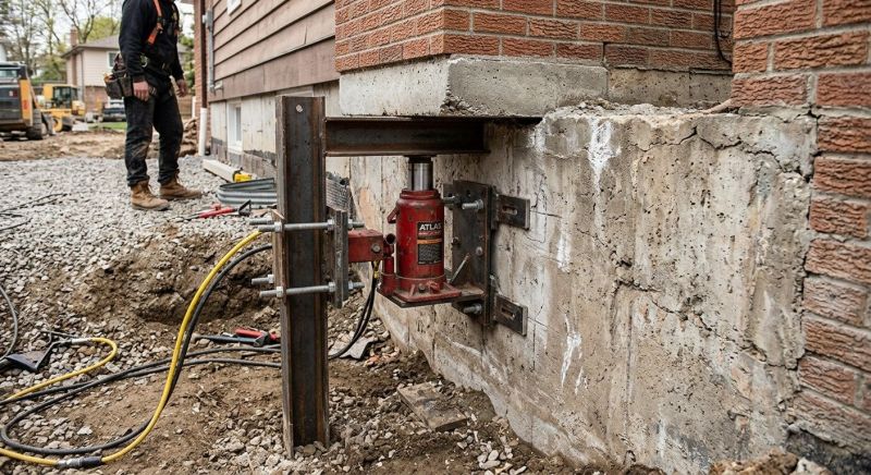 Foundation Jacking in Oxford, CT