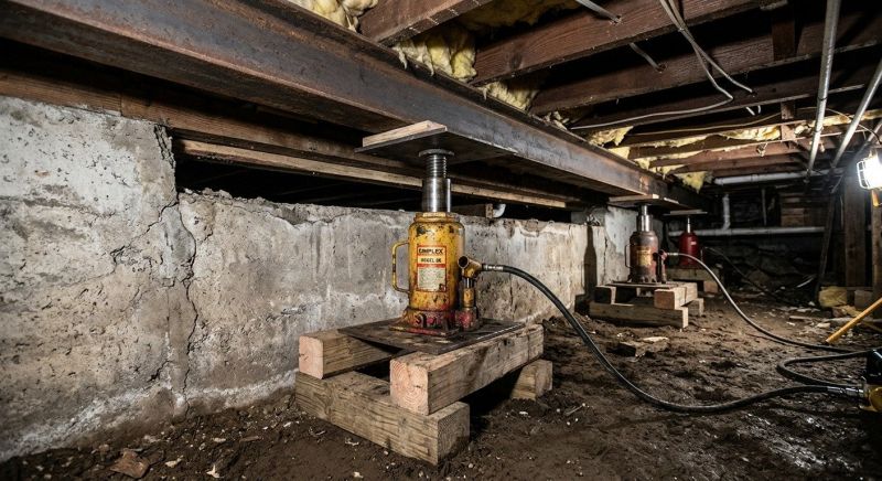 Foundation Jacking in Trumbull, CT