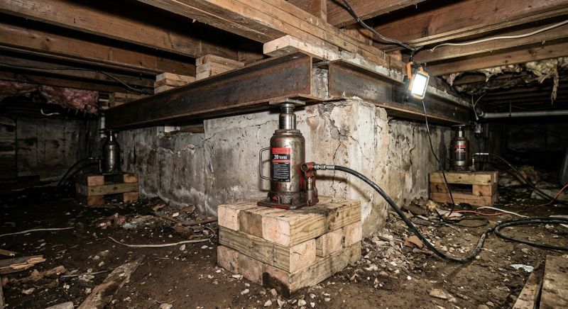 Foundation Jacking in Trumbull, CT