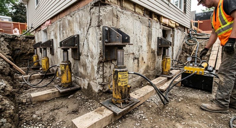 Foundation Jacking in Westbrook, CT