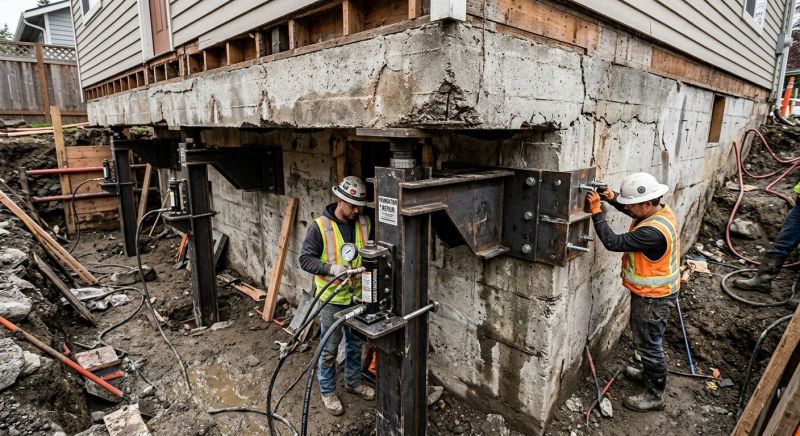 Foundation Lifting in Wallingford, CT