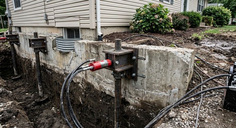 Foundation Pier Leveling in Branford, CT