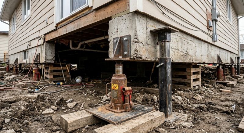 Foundation Raising in Ansonia, CT