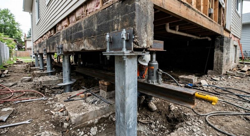 Foundation Raising in East Hampton, CT