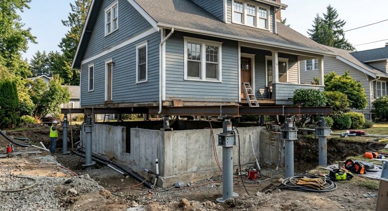 Foundation Raising in Monroe, CT