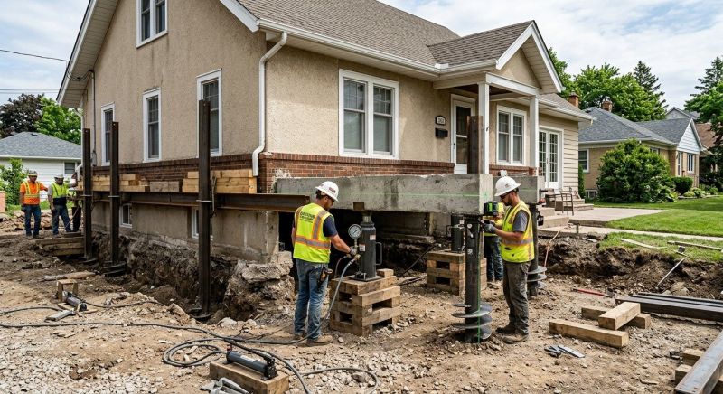 Foundation Releveling in Branford, CT