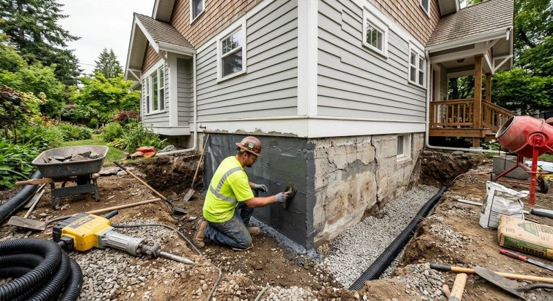 Foundation Restoration in Branford, CT