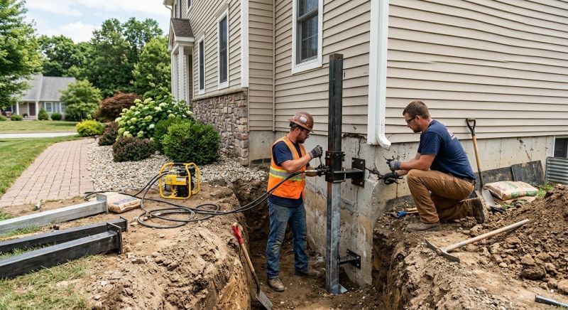 Foundation Stabilizing in Madison, CT