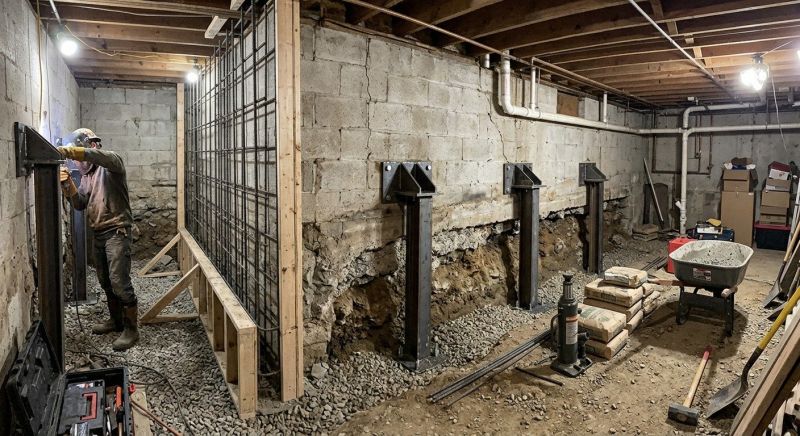 Foundation Strengthening in Branford, CT
