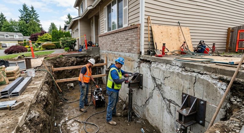 Foundation Structural Repair in Monroe, CT