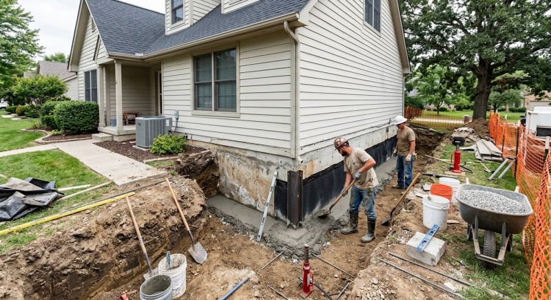 Home Foundation Repair in Easton, CT