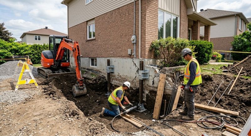 House Foundation Repair in Haddam, CT