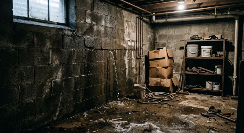 Leaking Foundation Repair in Branford, CT