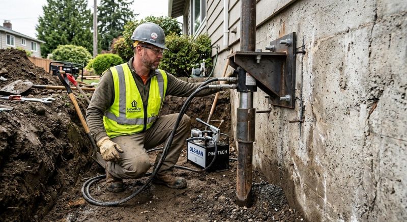 Settling Foundation Service in Branford, CT