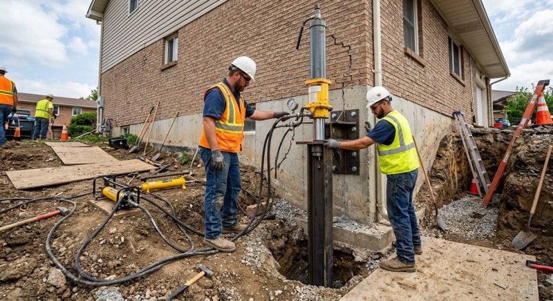 Settling Foundation Service in Southington, CT
