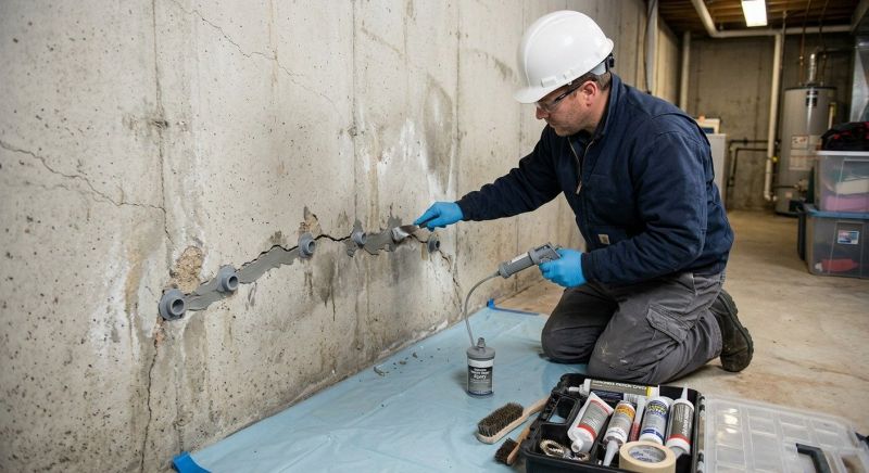Structural Crack Repair in Branford, CT