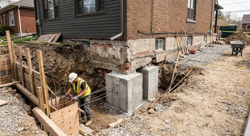 Structural Underpinning in Branford, CT
