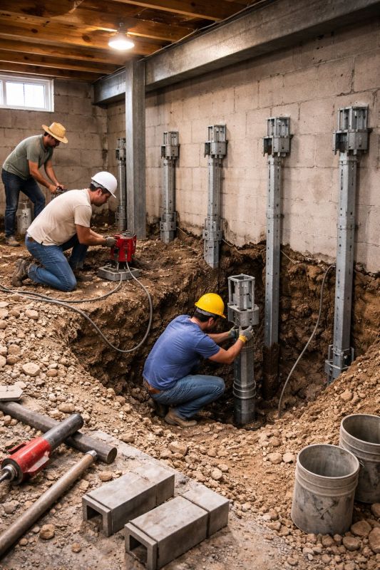 Structural Underpinning in Branford, CT