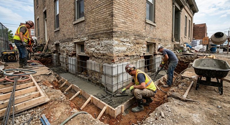 Underpinning Repair in Branford, CT
