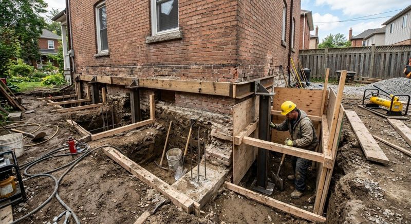 Underpinning Repair in Branford, CT